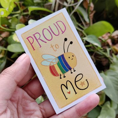 Proud to bee me Fridge Magnet